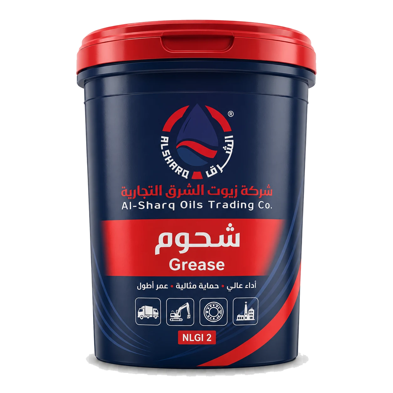 شحم ليثيوم الشرق NLGI 2